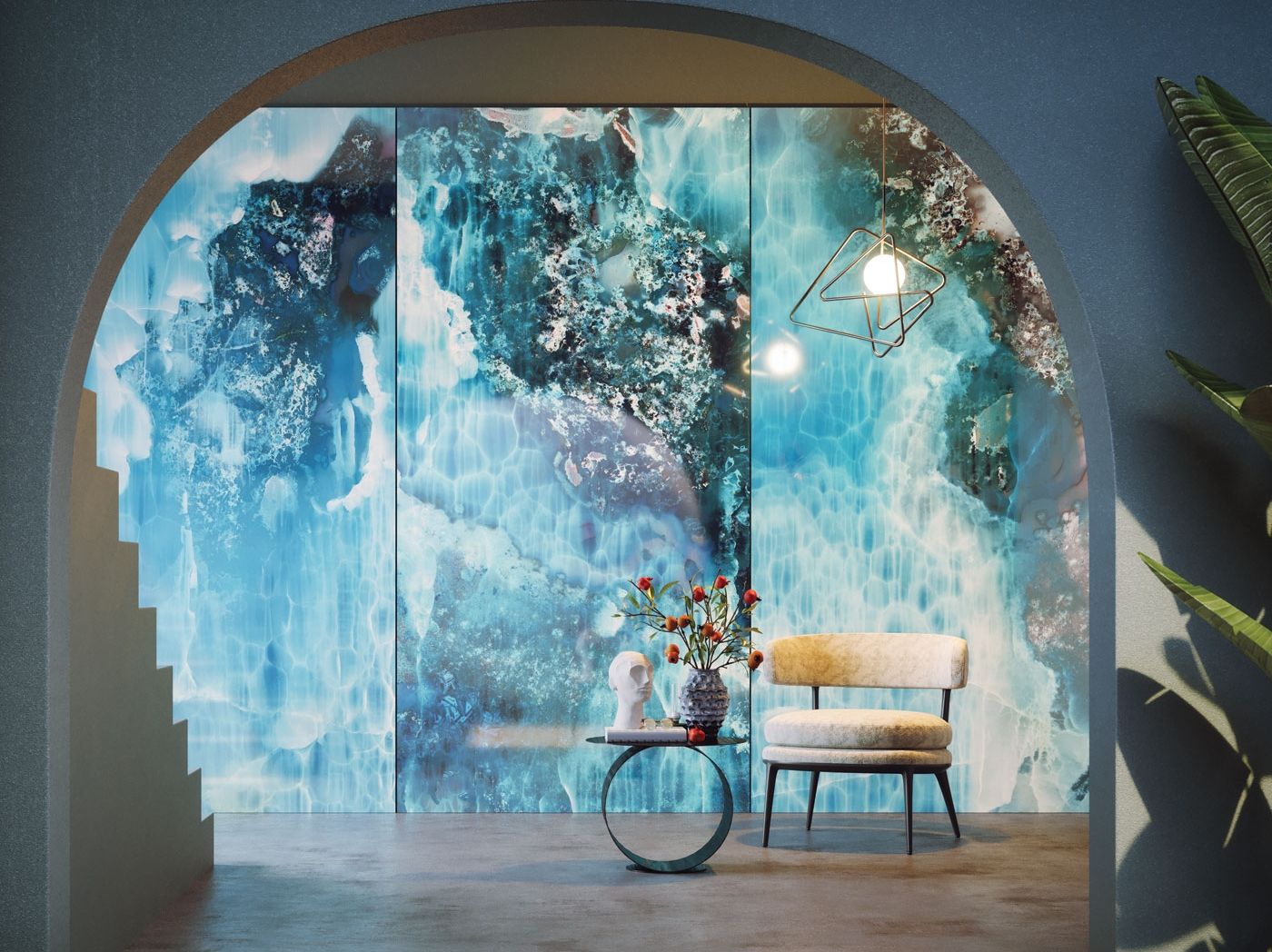 Декоративная панель из алюминия, стекла или ПММА Tecnografica ARCH-00029642