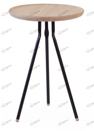 Askia Журнальный столик круглый ясень Bend 1.t04.ah.mbk