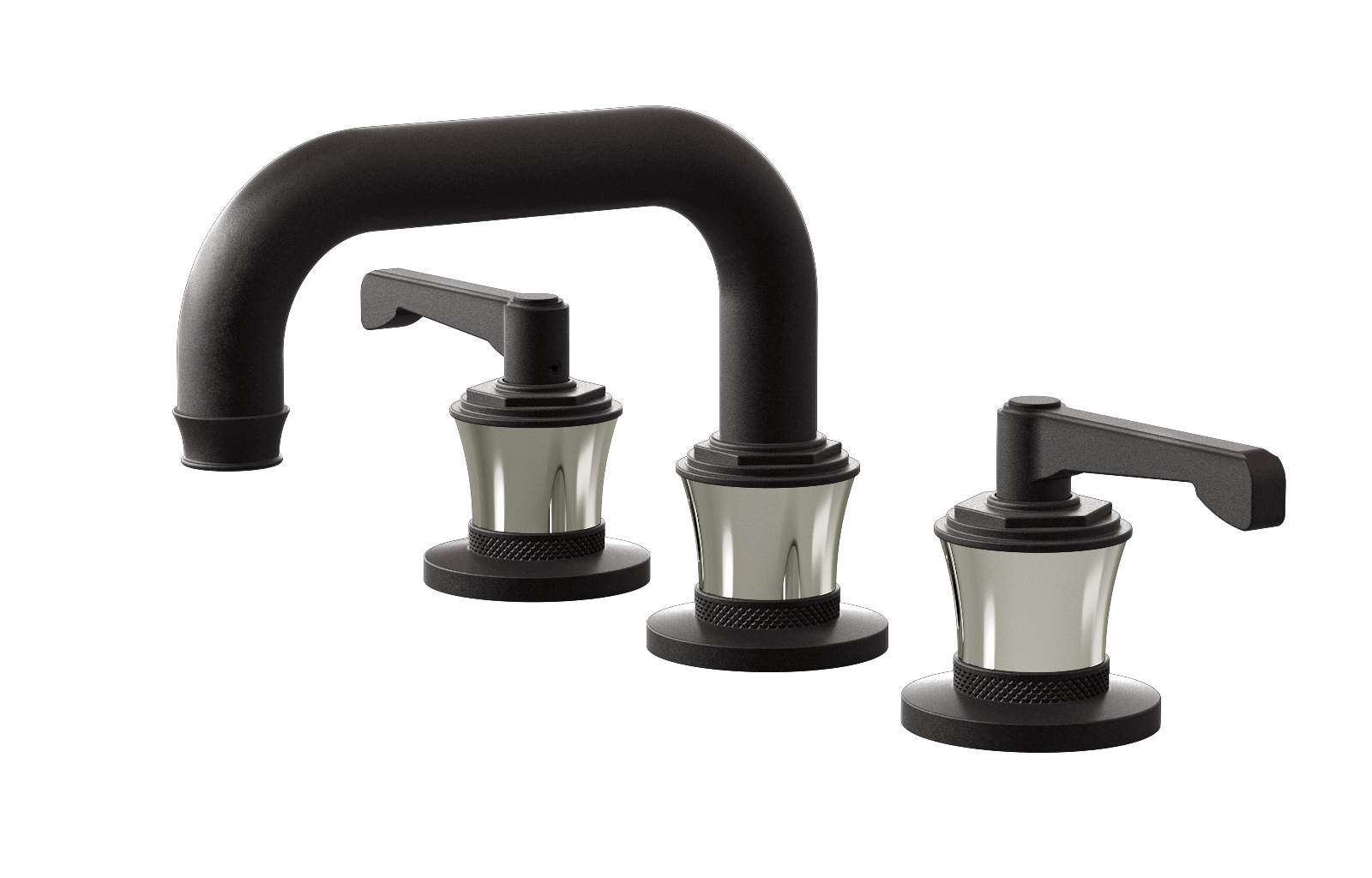 E-11610-R3PC-LM60B-BK Смеситель для умывальника на 3 отвертия GRAFF Vignola