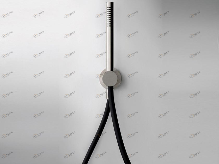 ZAZZERI Настенная лейка душа из нержавеющей стали с опорой Jk21 sun-id-1415415