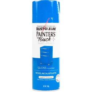 Краска аэрозольная Paint Touch глянцевая цвет голубой 340 г