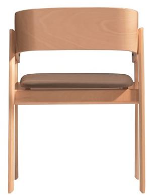Capdell Стул из бука с подлокотниками и встроенной подушкой Polo sun-id-1460165 - Вид №5