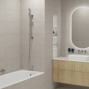 Настенная плитка НЕФРИТ-КЕРАМИКА Armand Pro бетонный эффект 30х60 см 89401969