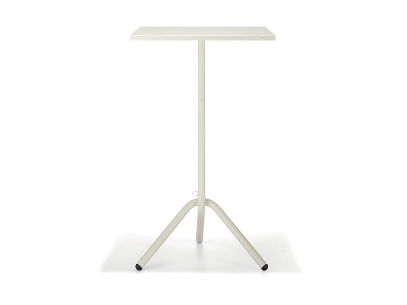 Высокий квадратный стол с откидным верхом из листового металла COLOS ARCH-00148341