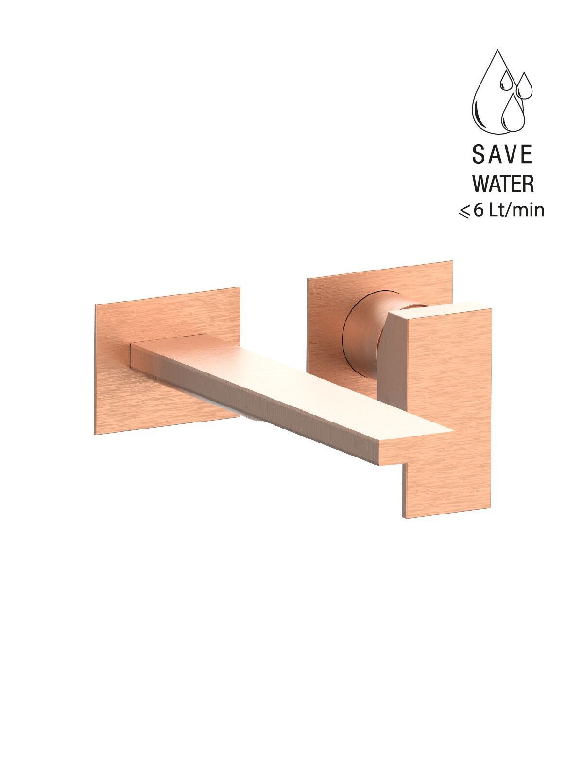 Настенный смеситель для раковины с ограничителем расхода Rubinetterie Frattini Vita Due ARCH-00078238 - Вид №3