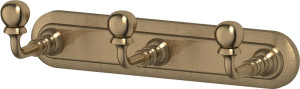 STI 502 Планка с 3-мя крючками 17 cm 3SC STILMAR ANTIQUE BRONZE
