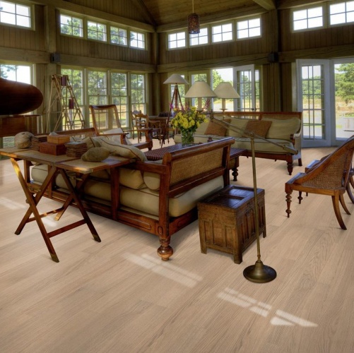 Паркетная доска Kahrs Дуб Прилив Линнея Полуматовая Брашированная 2600200571 - Вид №4