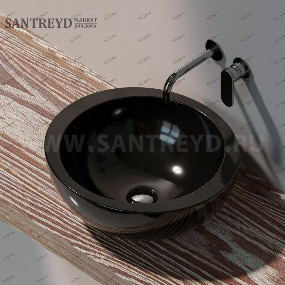 FT50L9017 Накладная раковина на столешницу  круглая Ceramica Flaminia Fonte