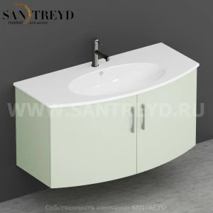 MDMA10Y003 Тумба с двумя створками 98 см зеленая Globo 4ALL Италия