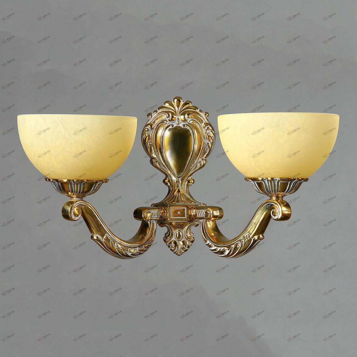 Бра настенное желтое Ambiente Tenerife WP 02166/2 AMBIENTE TENERIFE 00-3888882 Желтый 