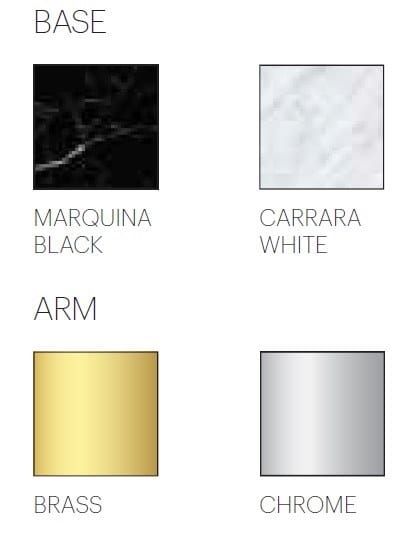 Светодиодный торшер из стали и мрамора Pablo Designs T. O ARCH-00021579 - Вид №1