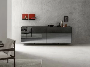 Capo d’Opera Буфет из зеркального стекла с раздвижными дверцами Atelier