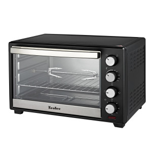 90225783 Электропечь 53.3х35х39.1 см цвет черный EOG-3800 BLACK STLM-0139218 TESLER