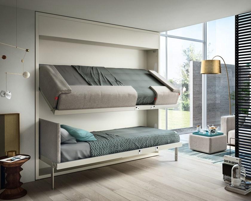 Двухъярусная кровать из выдвижного меламина Kali Santreyd sun-id-1371928 - Вид №1