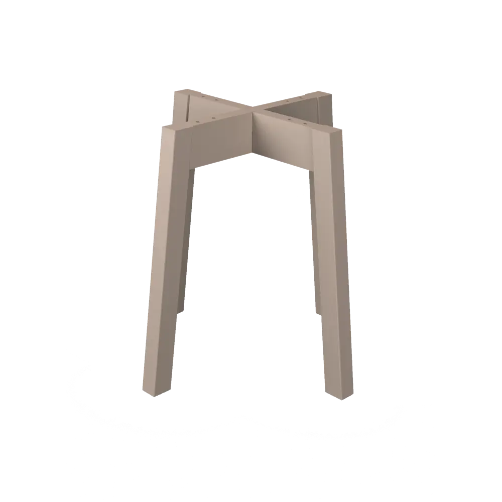 Каркас для табурета Гавр Delinia 33x33x41.5 см 42 см дерево цвет топо STLM-2084450 - Вид №1