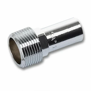 116280G1538 SANHA 16280G пресс-фитинг, бронза, перех.вставка НПр-НР,хром 15ax3/8 мм