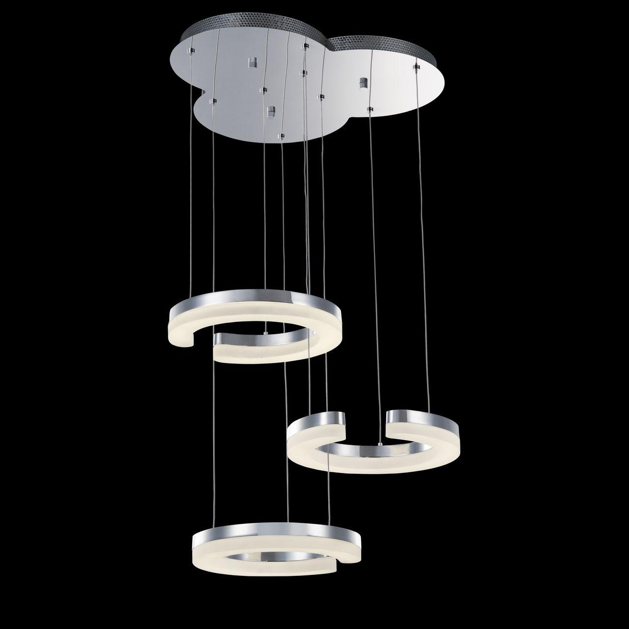 Подвесной светодиодный светильник Lightstar А 763340 LIGHTSTAR ДИЗАЙНЕРСКИЕ 101457 Прозрачный;серебро  - Вид №2