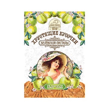 Хрустящие кусочки белевской пастилы яблоко 50 г Santreyd 31984 - Вид №1