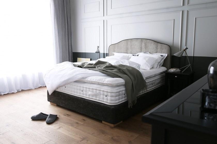 Heavens Двуспальная кровать из ткани с мягким изголовьем Rebecca sun-id-1358282 - Вид №3