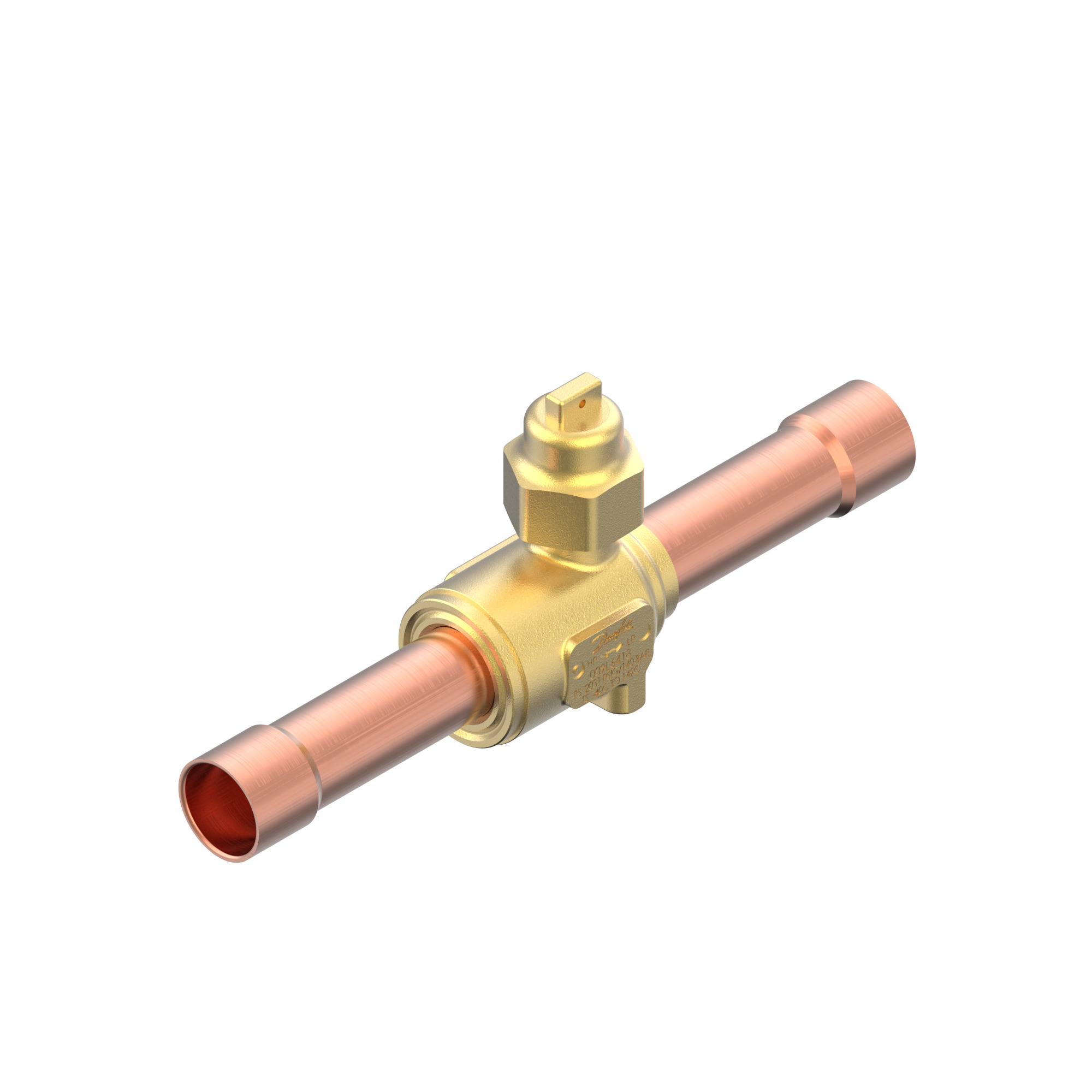 Danfoss GBCT — Запорные шаровые краны для CO2 140 бар GBCT 10s Кран шаровый 009L6582  - Вид №7