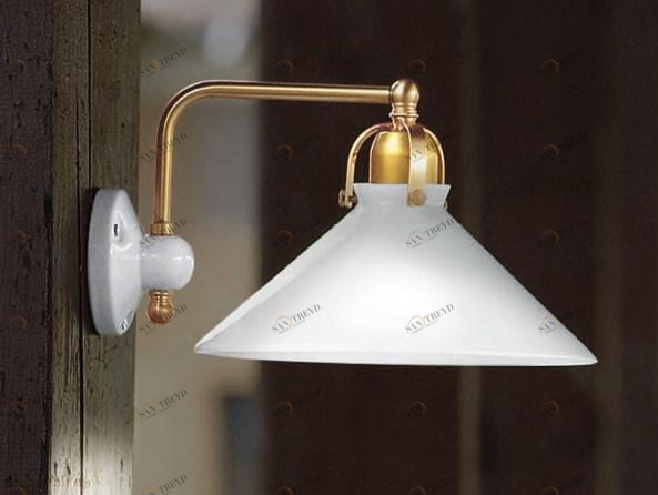 Aldo Bernardi Настенный светильник из стекла с фиксированным кронштейном Tenda sun-id-1361892