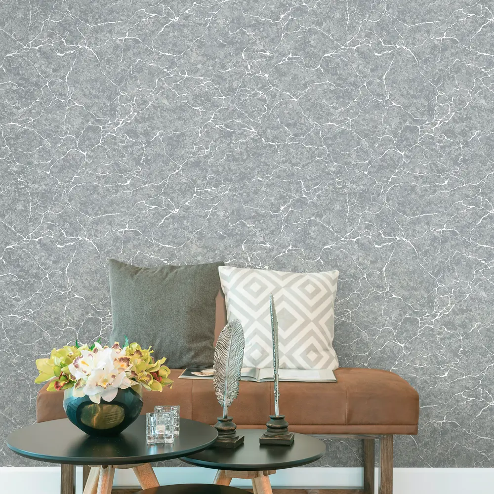 Обои флизелиновые Elysium Идис темно-серые 1.06 м Е57006 STLM-2013327 - Вид №2