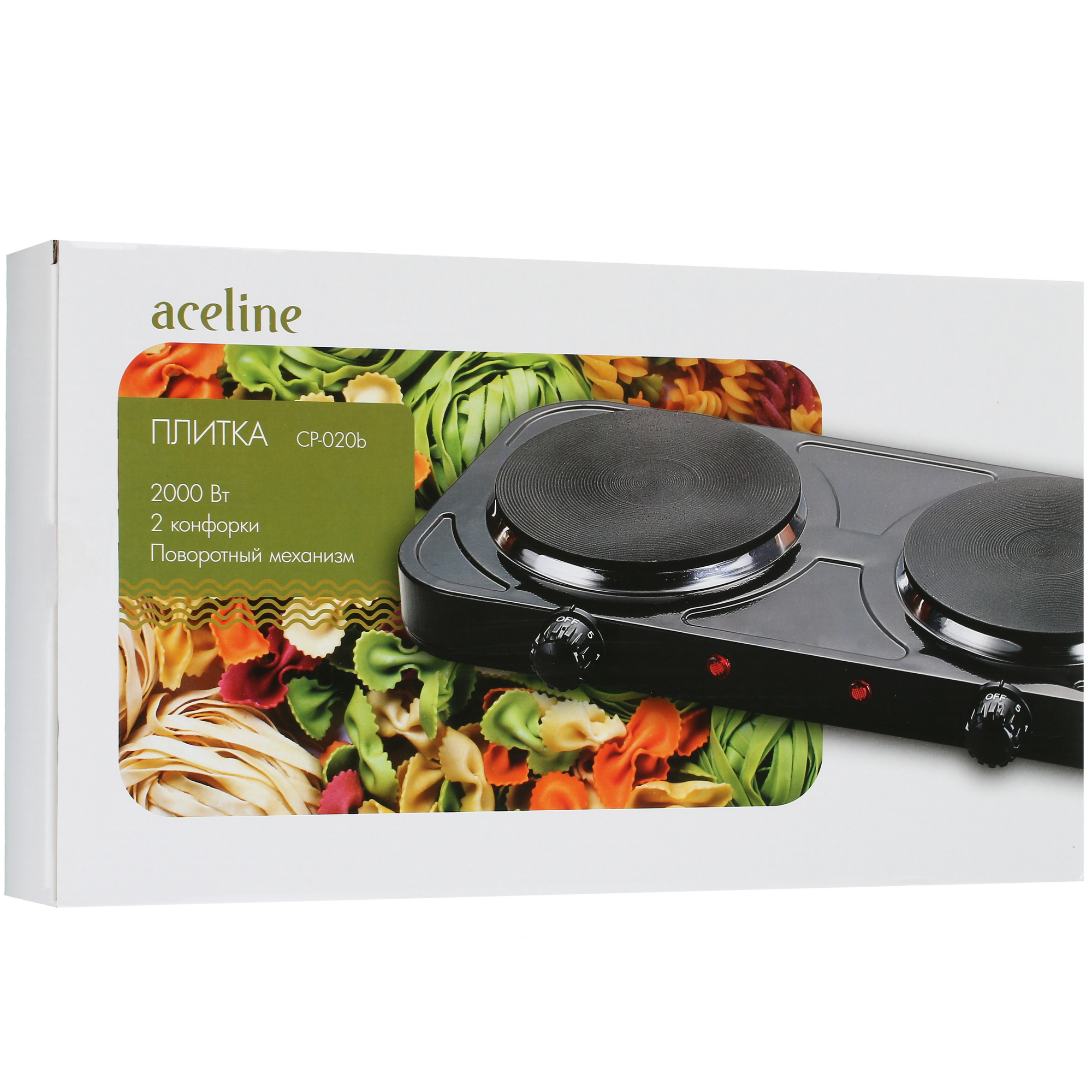 5035203 Плита компактная электрическая Aceline CP-020b черный STDN-0096463 - Вид №7