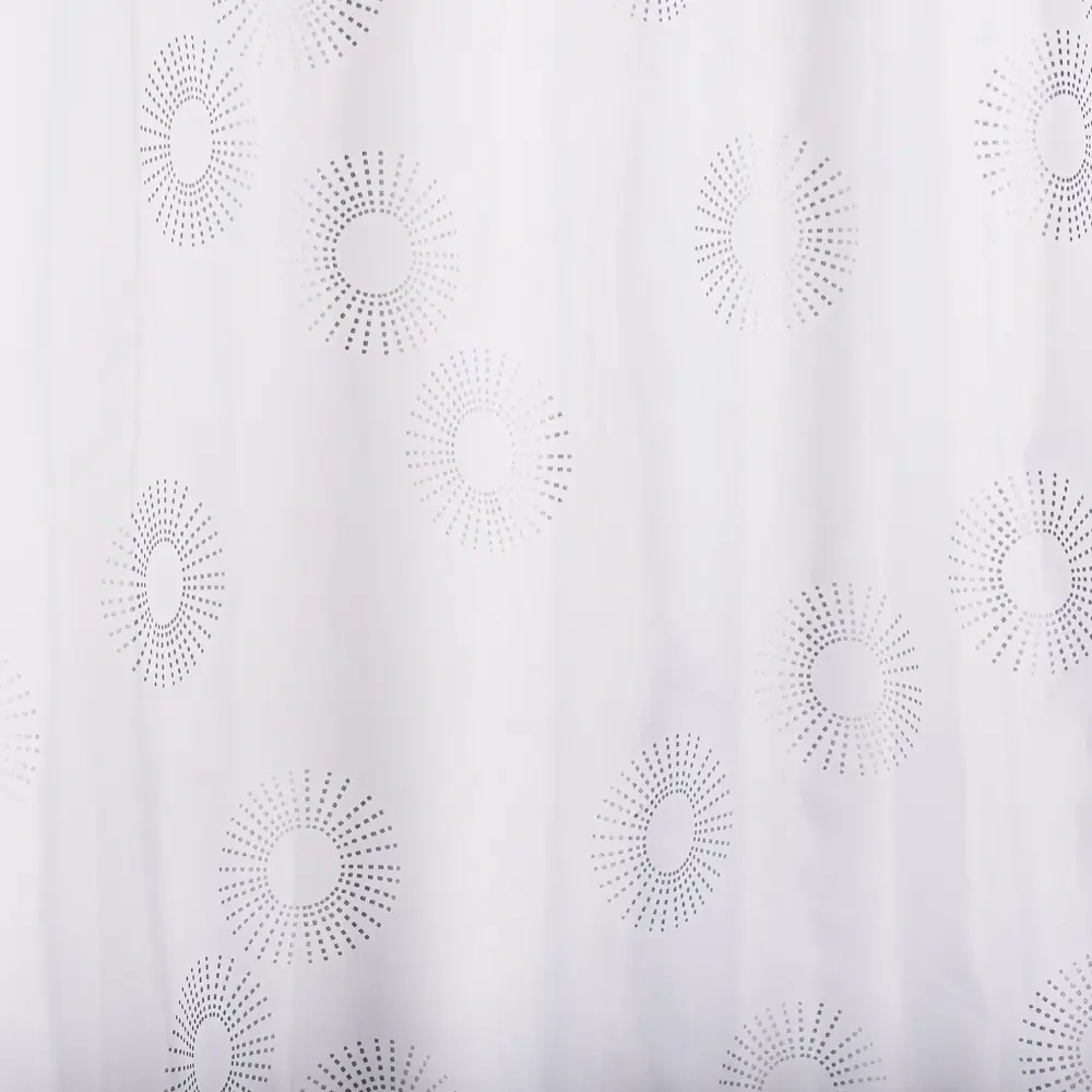 Штора для ванной с кольцами Verran Claro 180x180 см полиэстер цвет белый STLM-2194496 - Вид №1