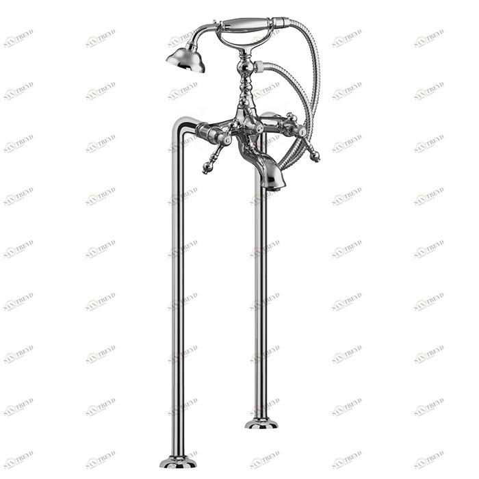 F5054/4 Смеситель для ванны напольного монтажа с душевым комплектом FIMA CARLO FRATTINI epoque 