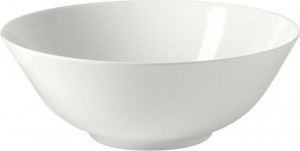 62370 Dibbern Салатник Dibbern "Белый декор" 24см Фарфор костяной