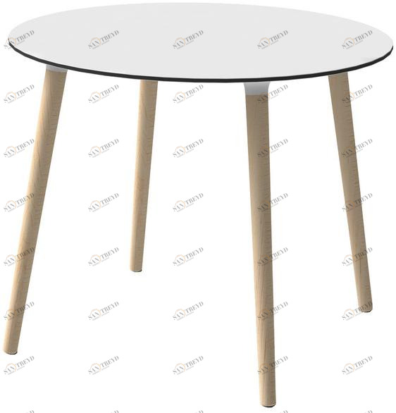 GABER Круглый журнальный столик из бука sun-id-1345836