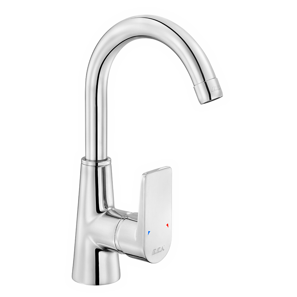 102188118st  Смеситель для раковины Dalia Swan Pipe - экономия воды Eca 