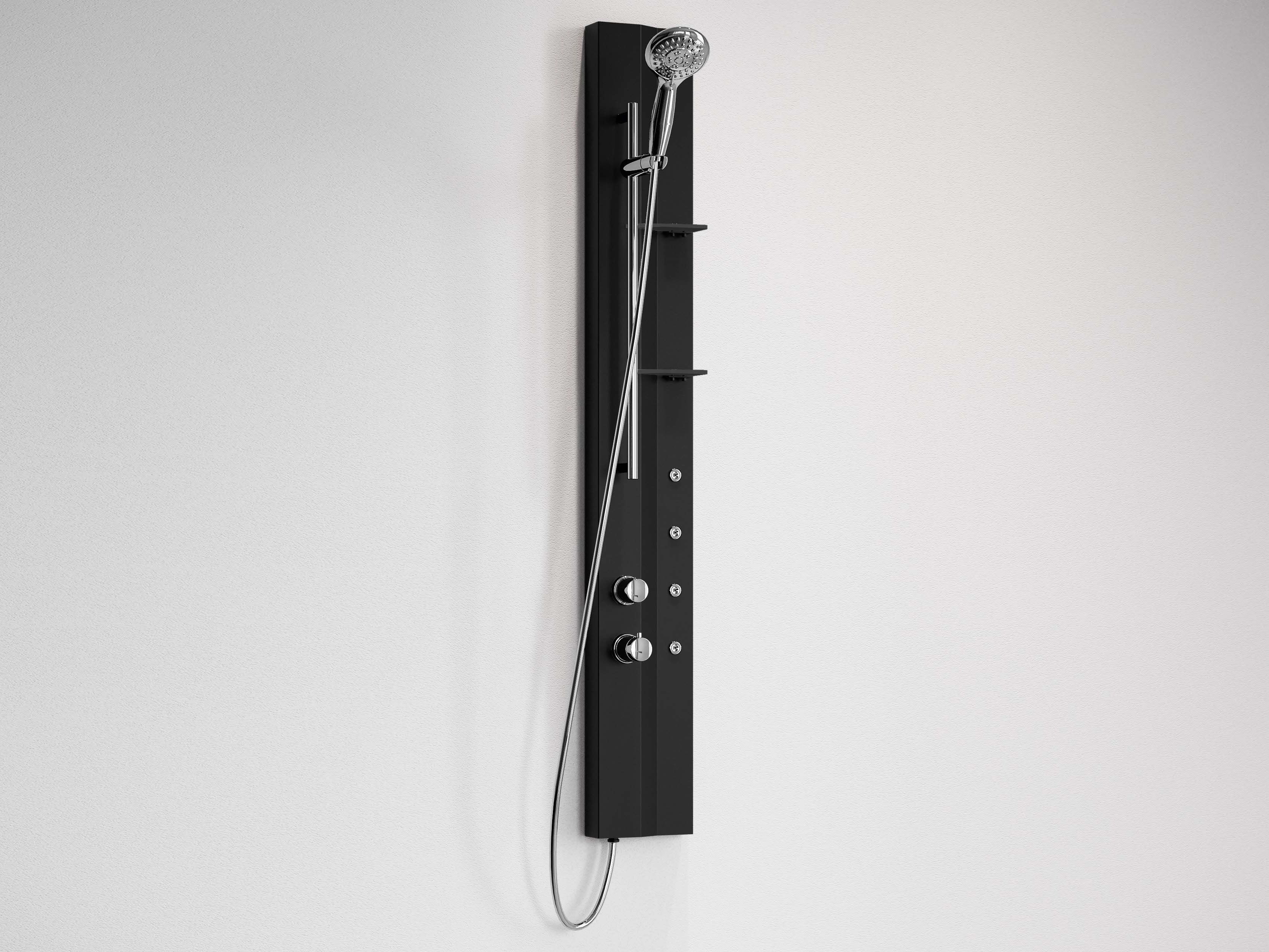 Алюминиевая настенная душевая колонна с ручным душем Novellini Z ARCH-00138854 - Вид №1