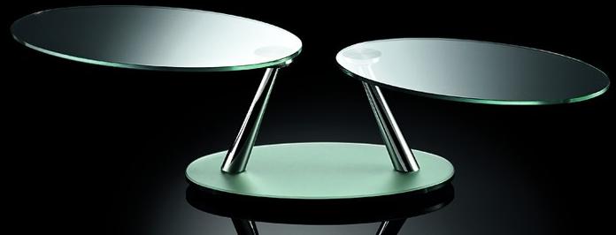 NAOS Поворотный овальный журнальный столик из хрусталя sun-id-1491183 - Вид №1