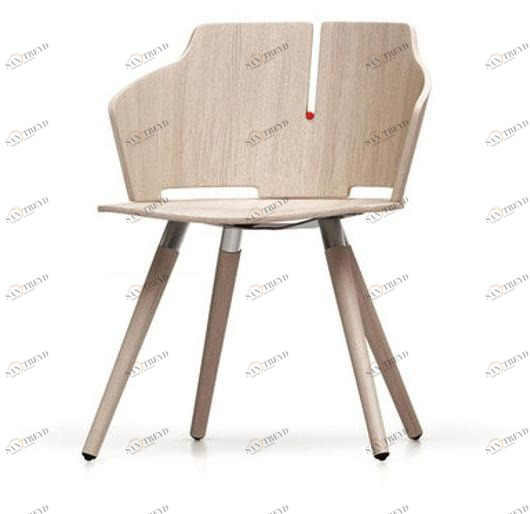 Luxy Стул из ламинированного дерева с подлокотниками Prima sun-id-1395687