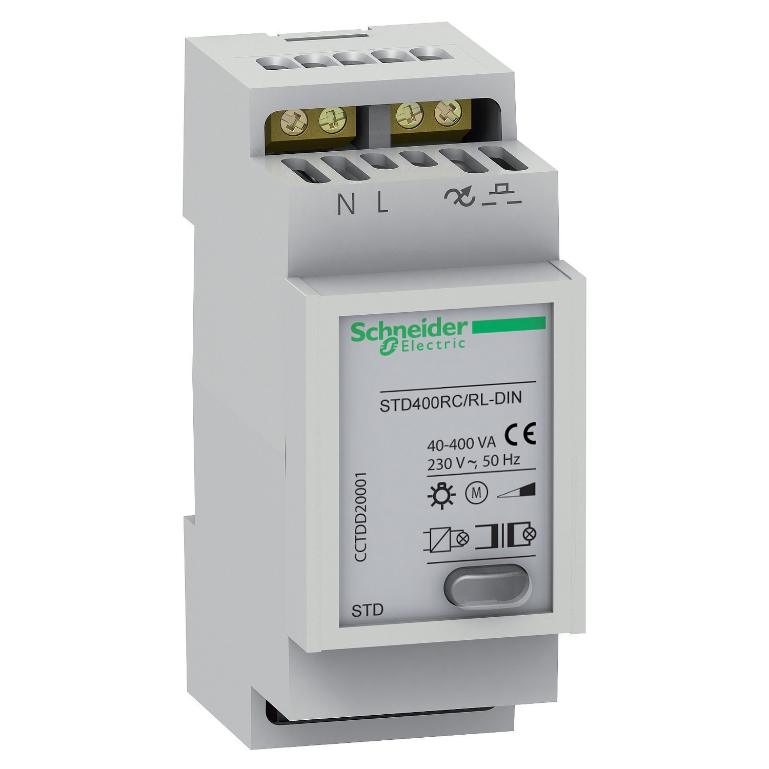 CCTDD20001 ДИММЕР 400ВТ STD400RC/RL-DIN ОДИНОЧНЫЙ Schneider Electric Acti 9 