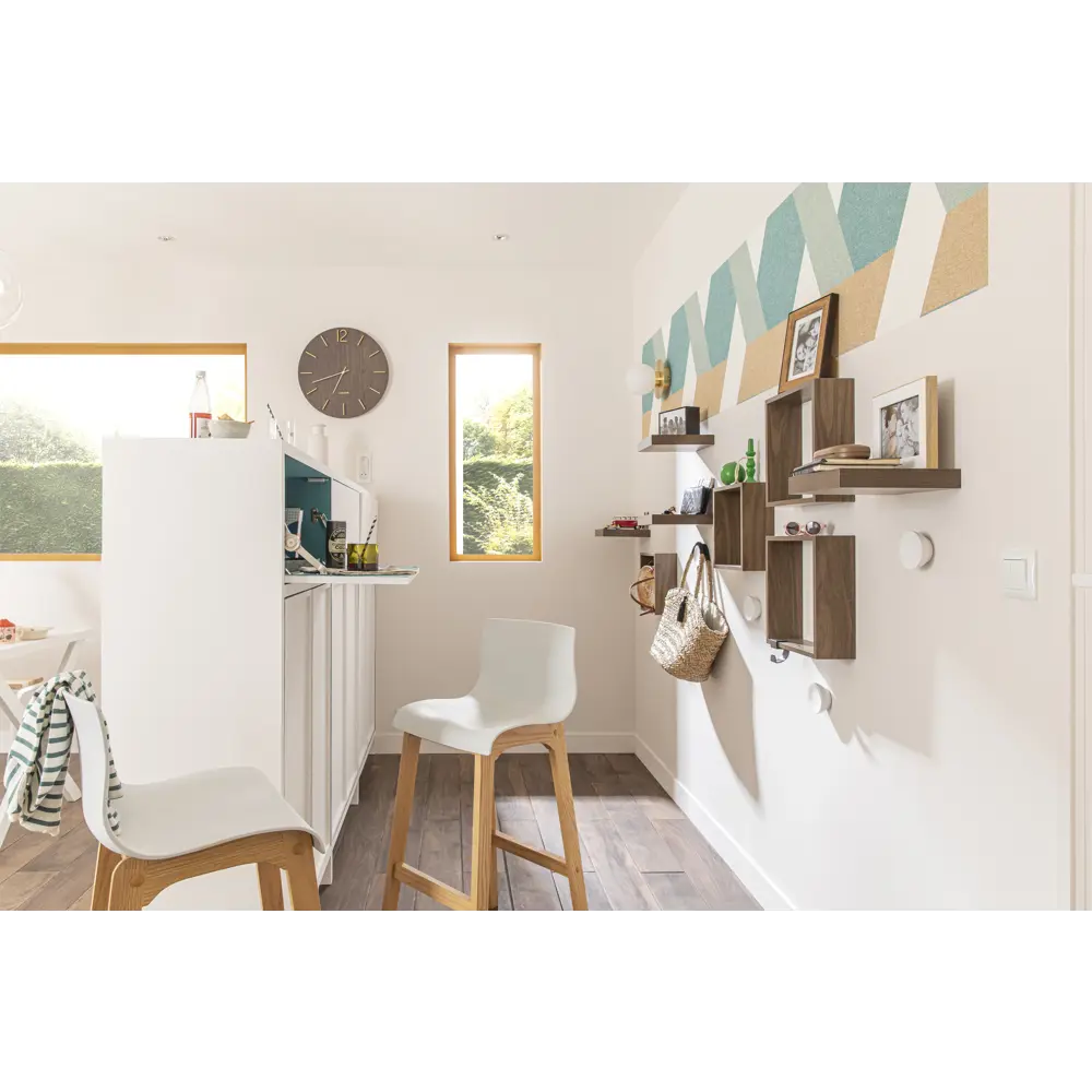 Крючок-вешалка Spaceo KUB Paris металл цвет тёмно-серый STLM-2162019 - Вид №3