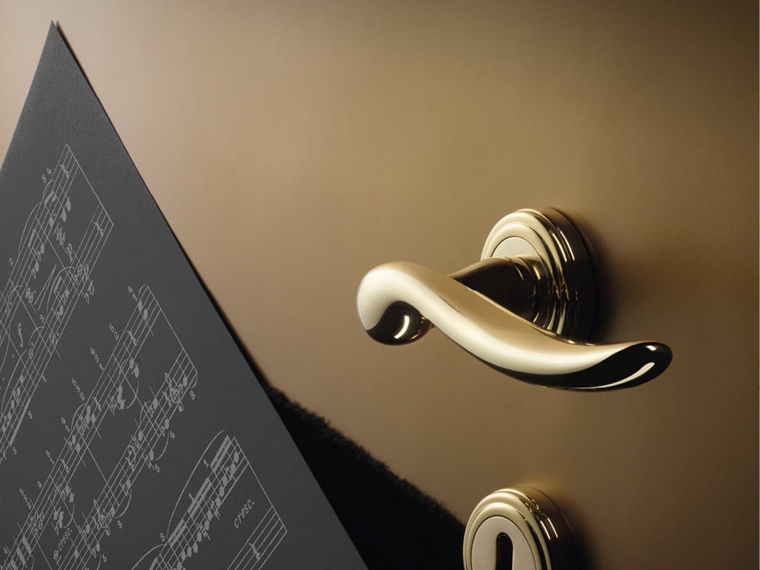 Классический стиль латунная ручка на пластине LINEA CALI' ARCH-00029184 - Вид №1