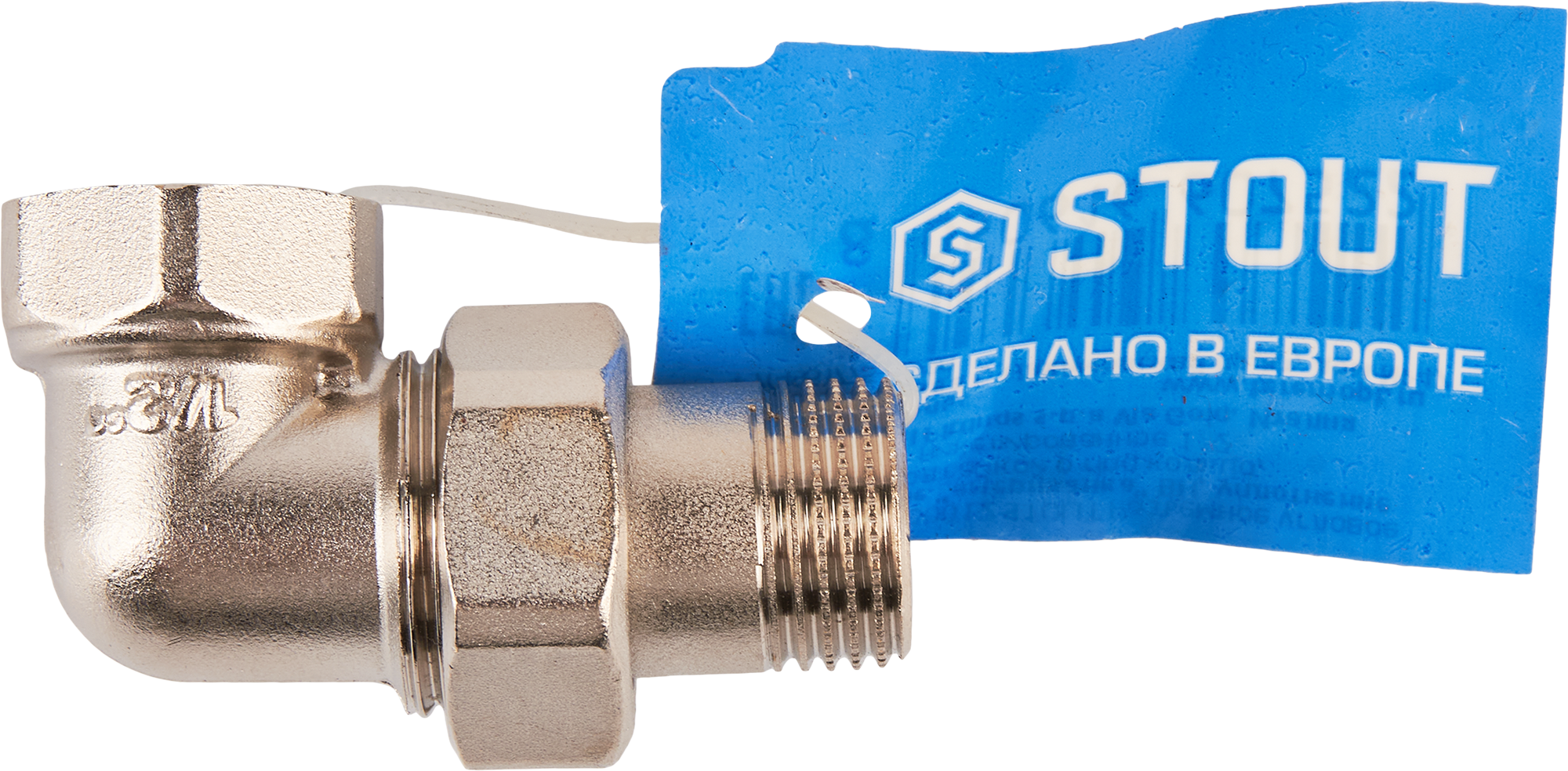 Соединительный разъем Stout 1/2" для систем водоснабжения 83671419 STLM-0043297 - Вид №3