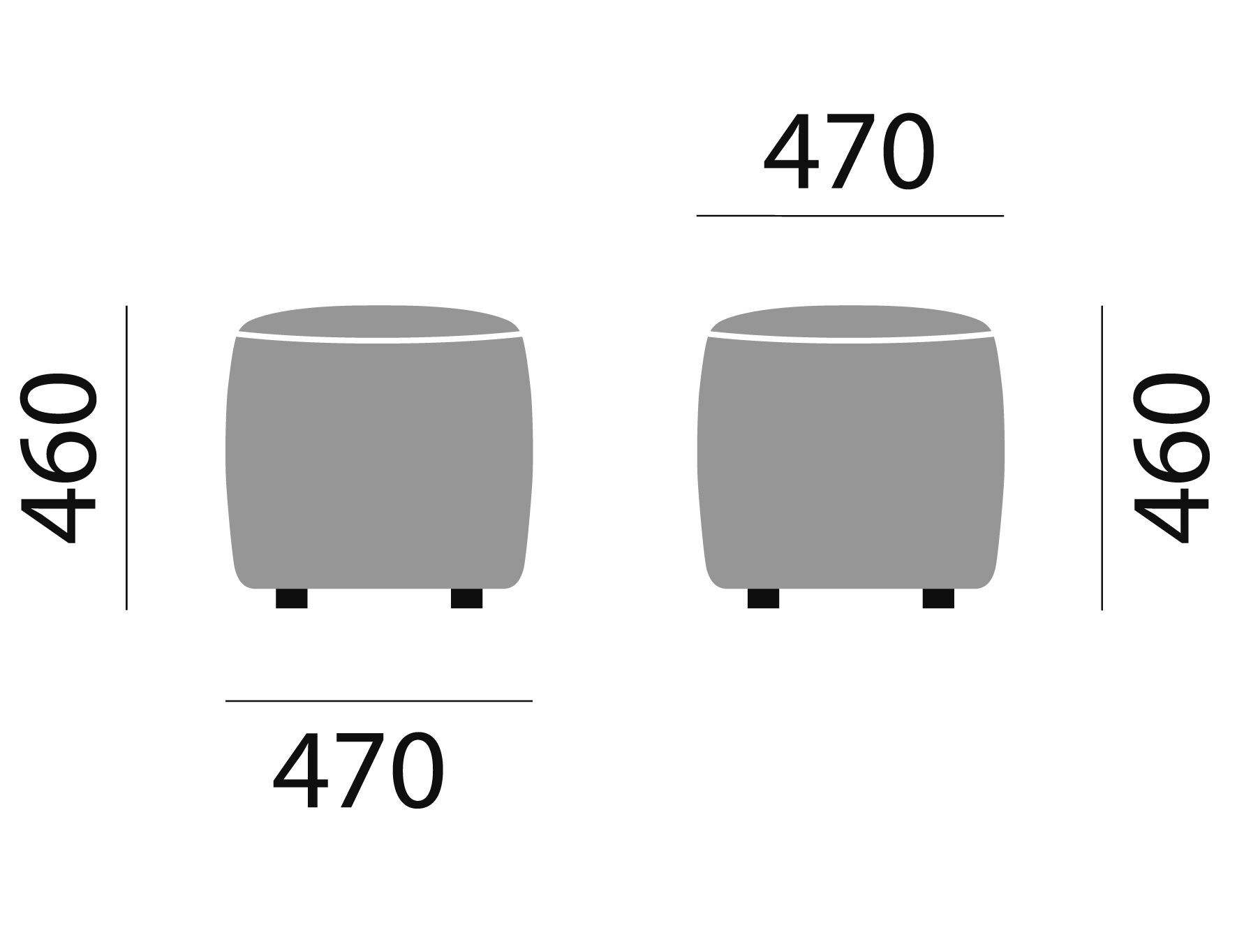 Квадратный пуф Brunner pads ARCH-00038460 - Вид №2