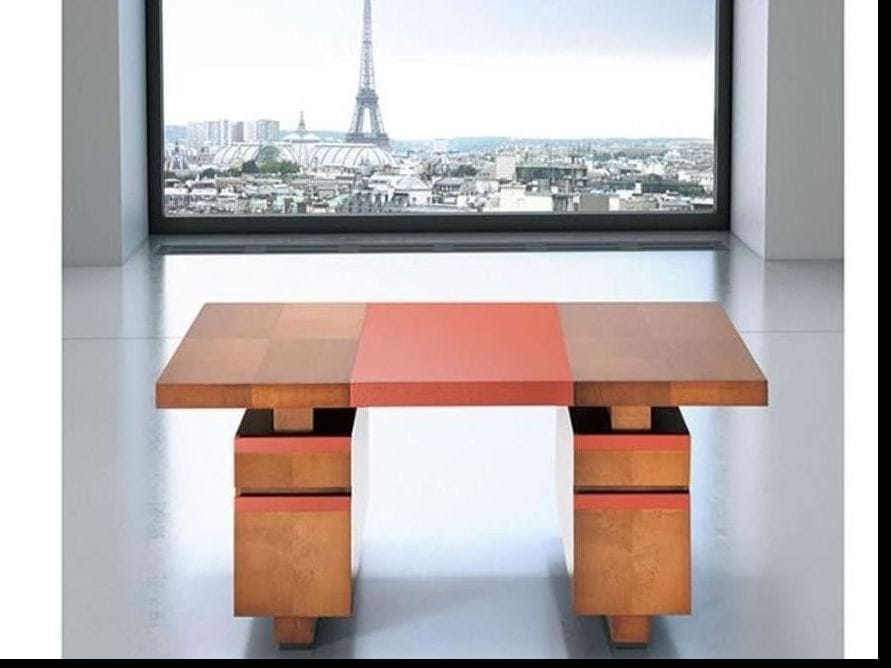 Деревянный прямоугольный стол HUGUES CHEVALIER Iconic ARCH-00136676 - Вид №1