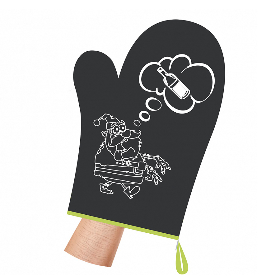 Mel19-6 Прихватка "пьяный санта" Melompo 