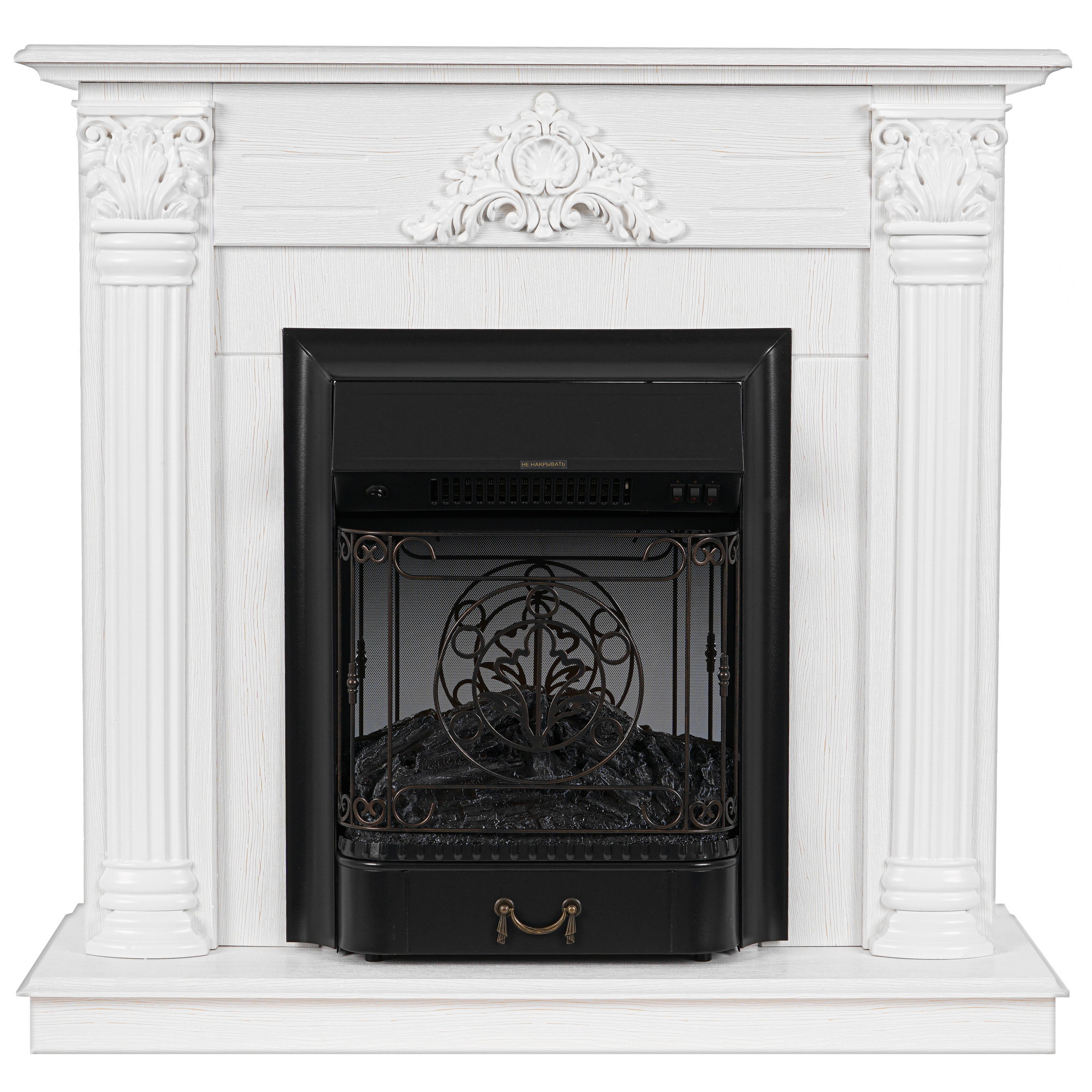 5342357 Каминокомплект RealFlame Stefania WT + Majestic Lux S BL STDN-0095105 - Вид №2