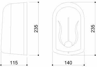 Ponte Giulio Инфракрасный настенный дозатор мыла Standard sun-id-1373214 - Вид №5