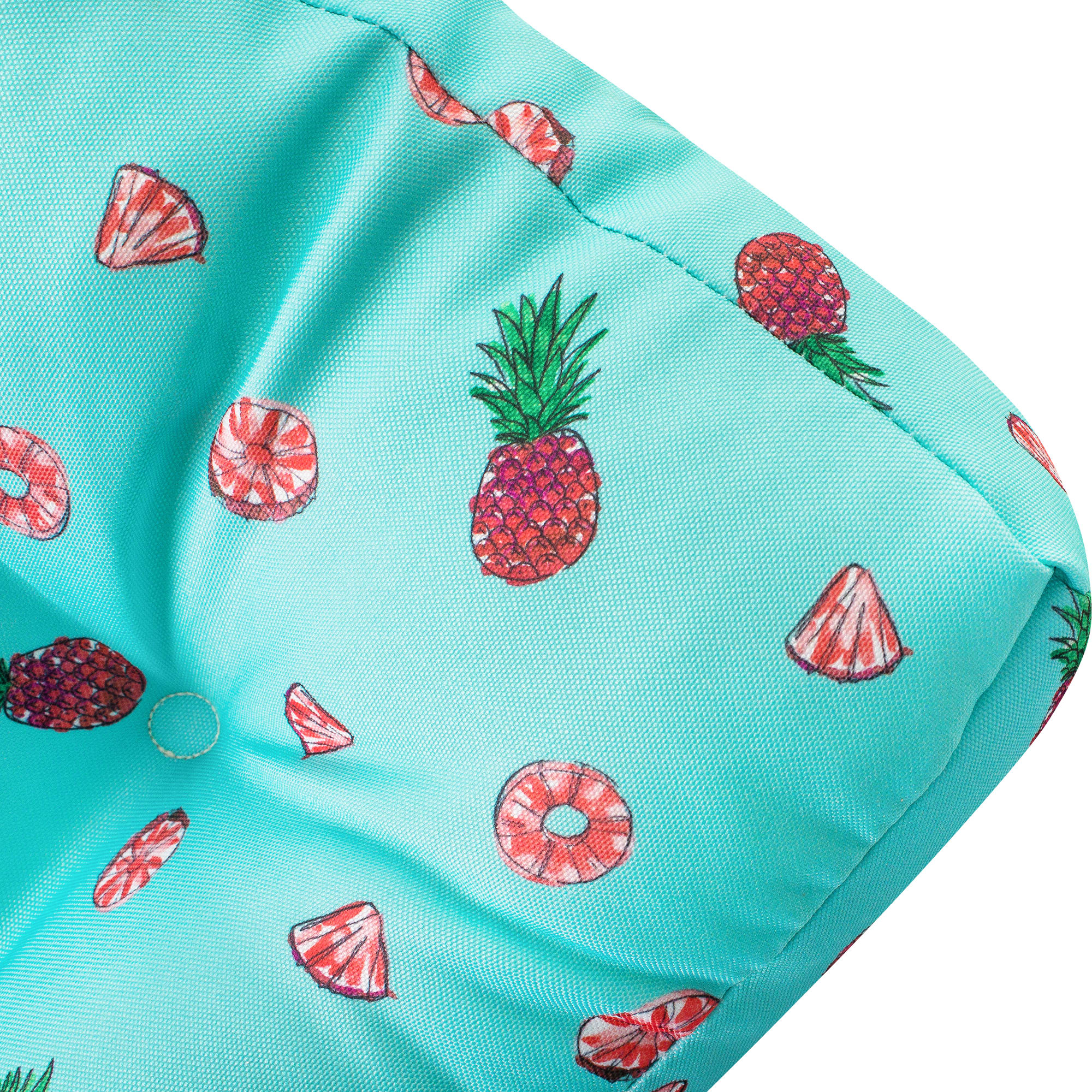 82009014 Сидушка для стула «Ананасы», 40х35 см, цвет бирюзовый Santreyd  - Вид №2