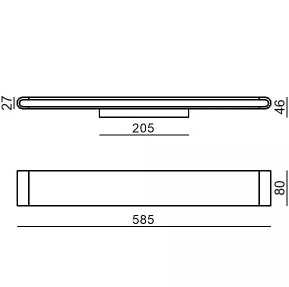 Металлический светодиодный настенный светильник Linea Light Group Satori ARCH-00060659 - Вид №3