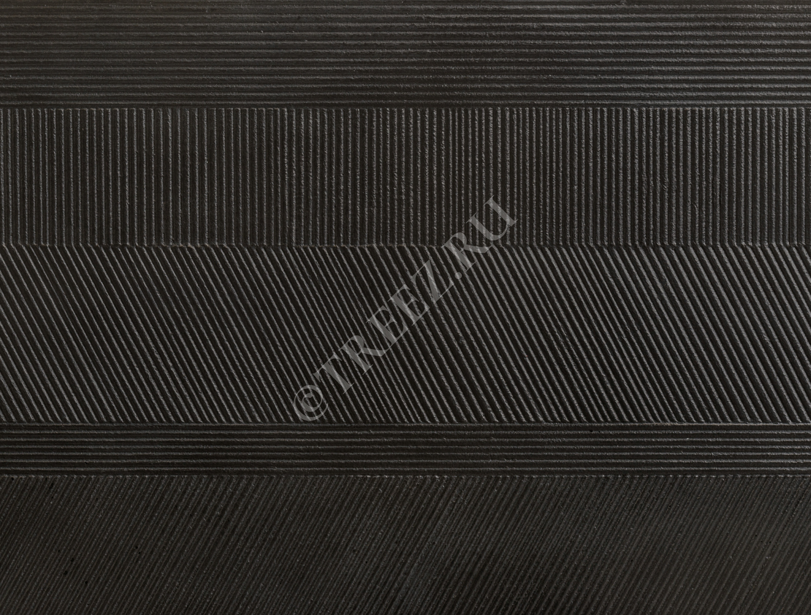 41.1019-0025-BLW-50 Кашпо  ERGO - серия Graphics - Низкий прямоугольник - Чёрный графит Цветочная коллекция  - Вид №1