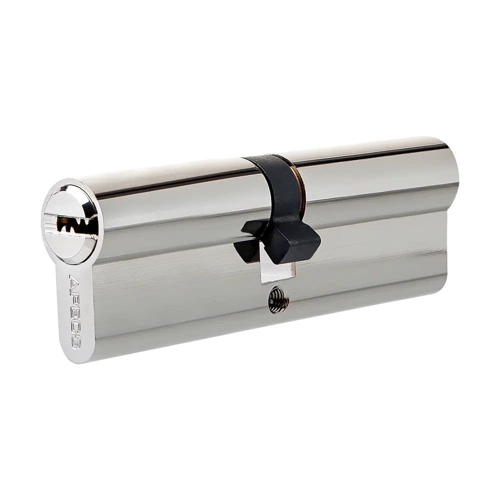 Цилиндр Apecs SM-80-NI, 40x40 мм, ключ/ключ, цвет никель STLM-2171055