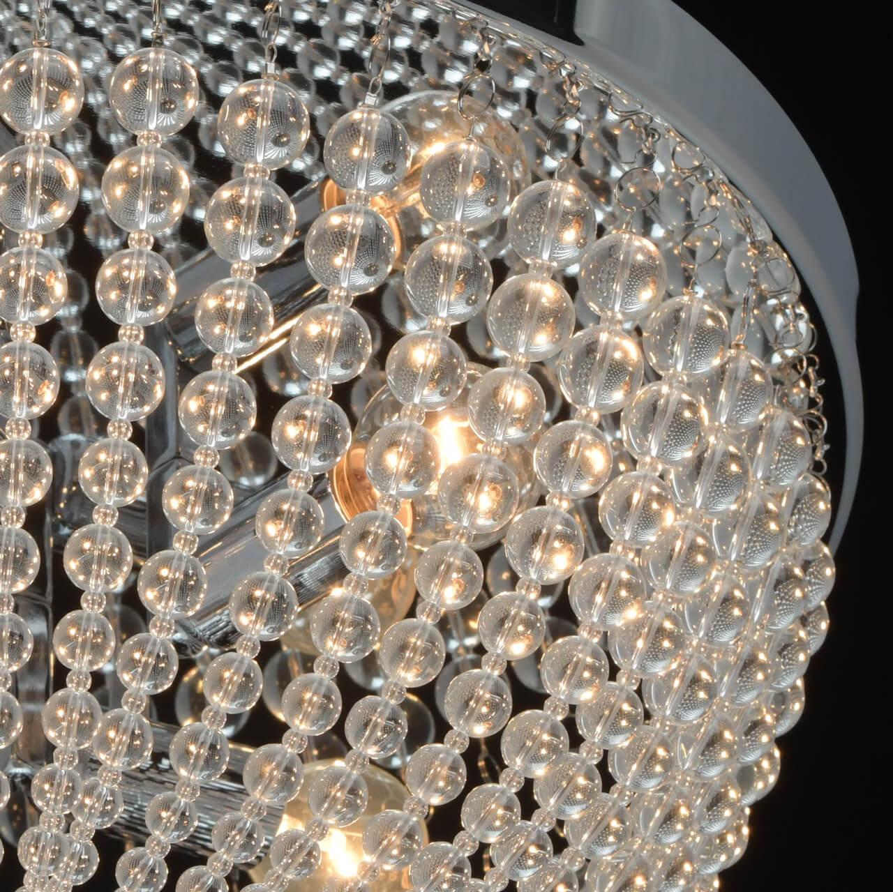 Потолочный светильник MW-Light Бриз 464018405 MW-LIGHT ДИЗАЙНЕРСКИЕ, БРИЗ 201801 Прозрачный;хром  - Вид №3
