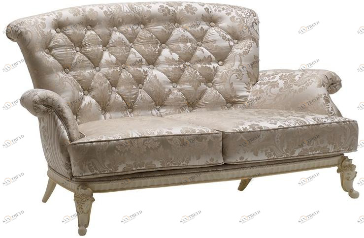 VOLPI 2-х местный тафтинговый диван Night & day 0776